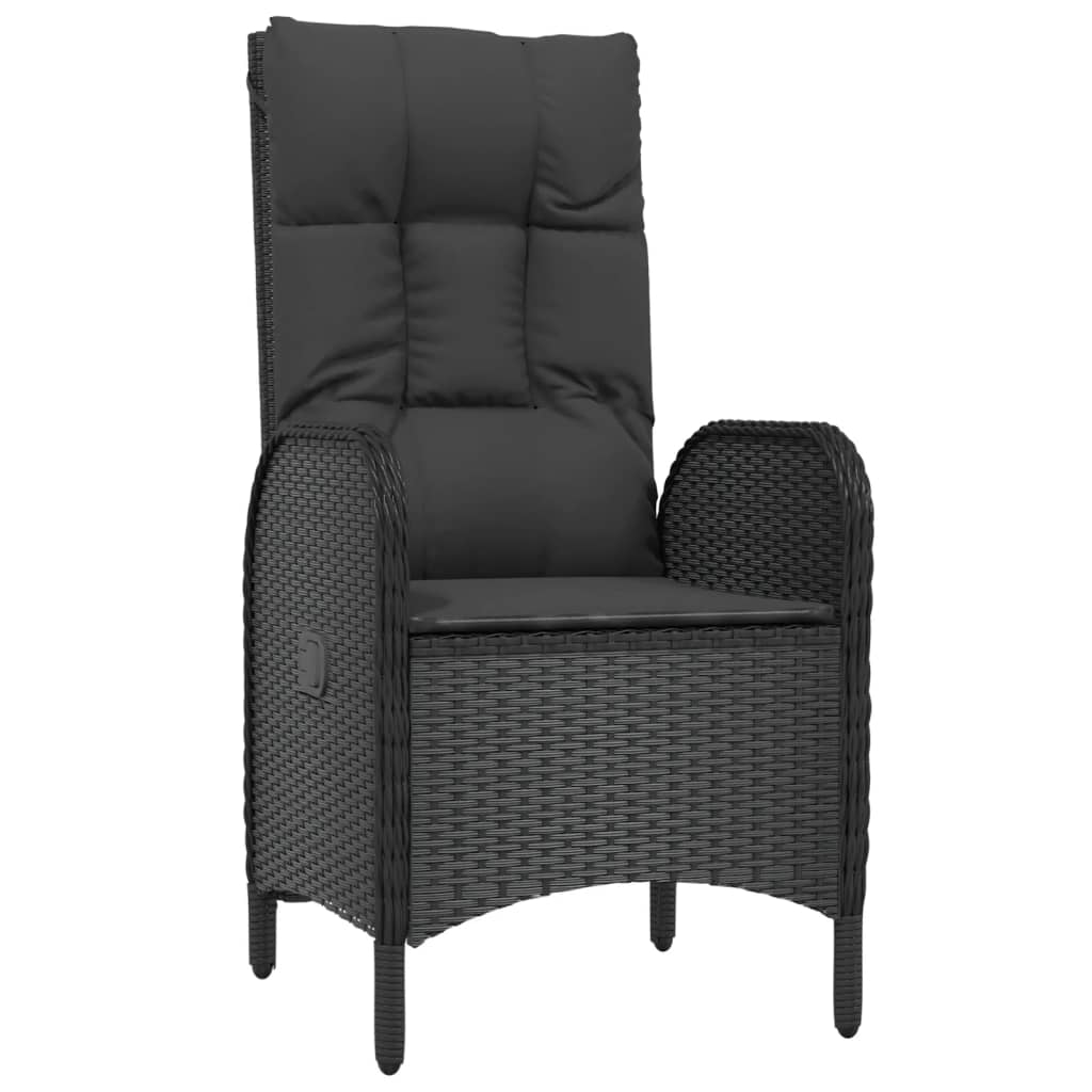 9-Tlg. Garten-Essgruppe Mit Kissen Poly Rattan