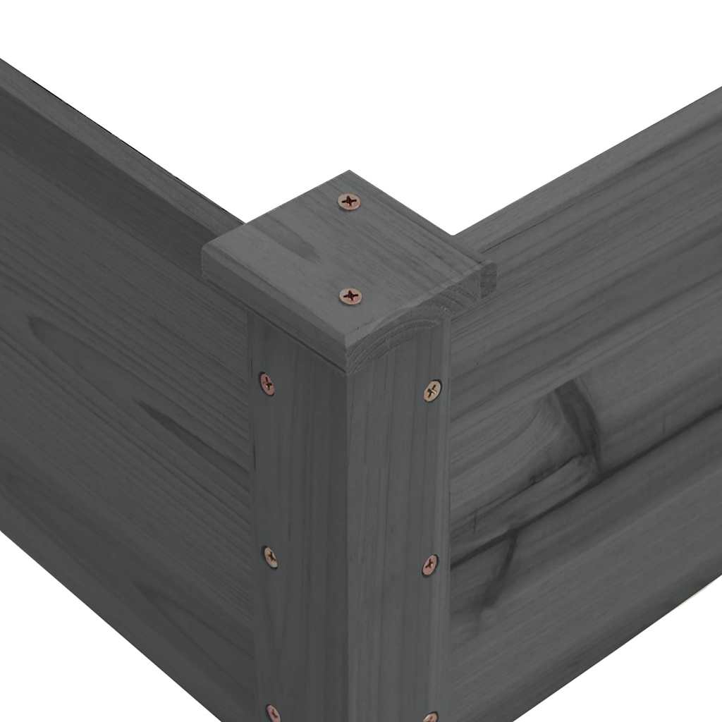 Hochbeet 120X120X56 Cm Massivholz Tanne
