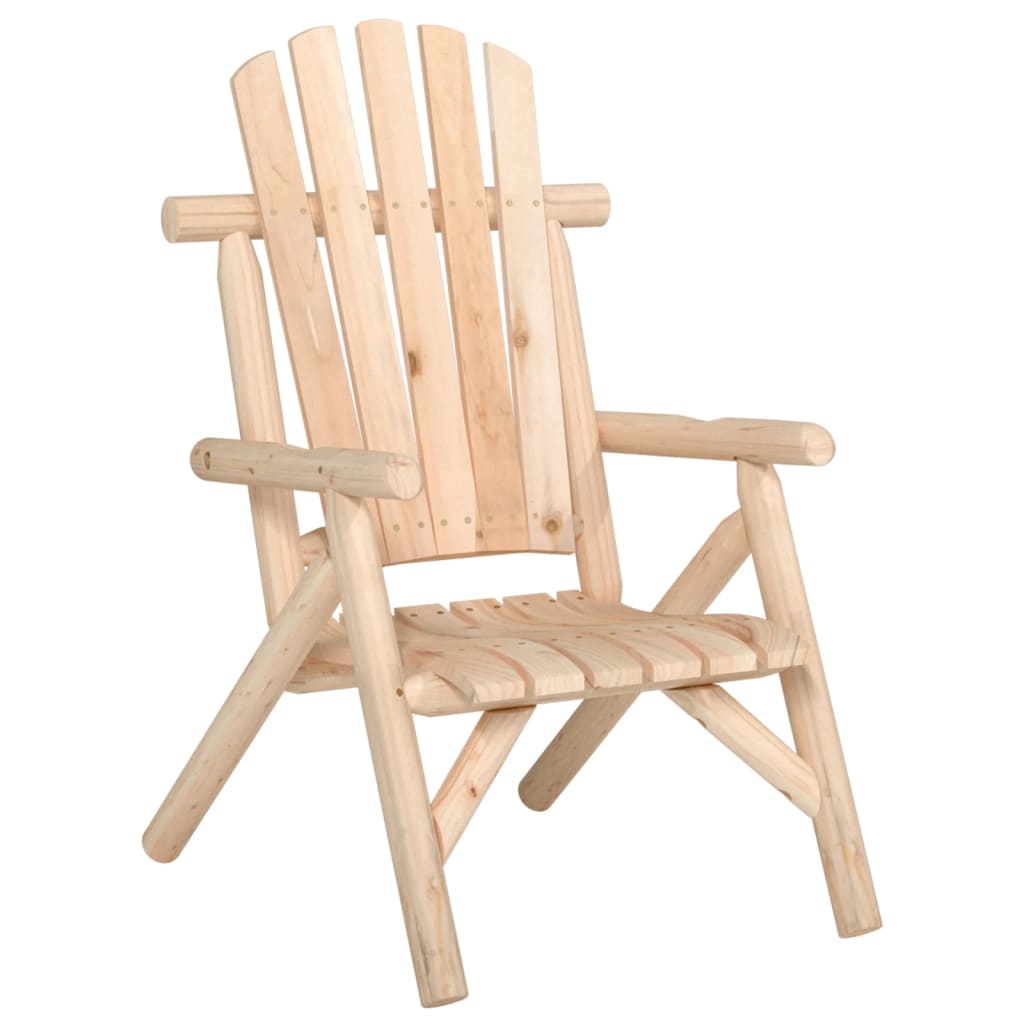 3-Tlg. Garten-Lounge-Set Massivholz Fichte