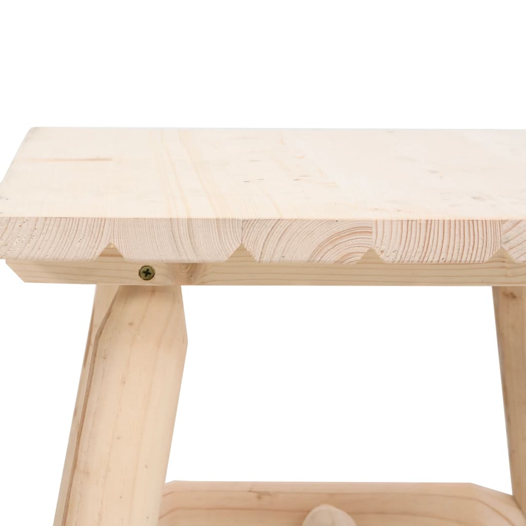 3-Tlg. Garten-Lounge-Set Massivholz Fichte