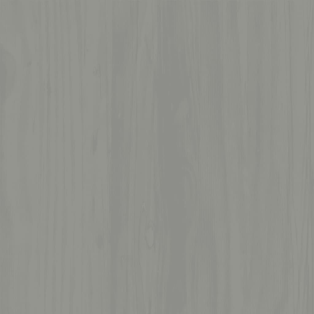 Schuhschrank Vigo 60X35X96 Cm Massivholz Kiefer Grau