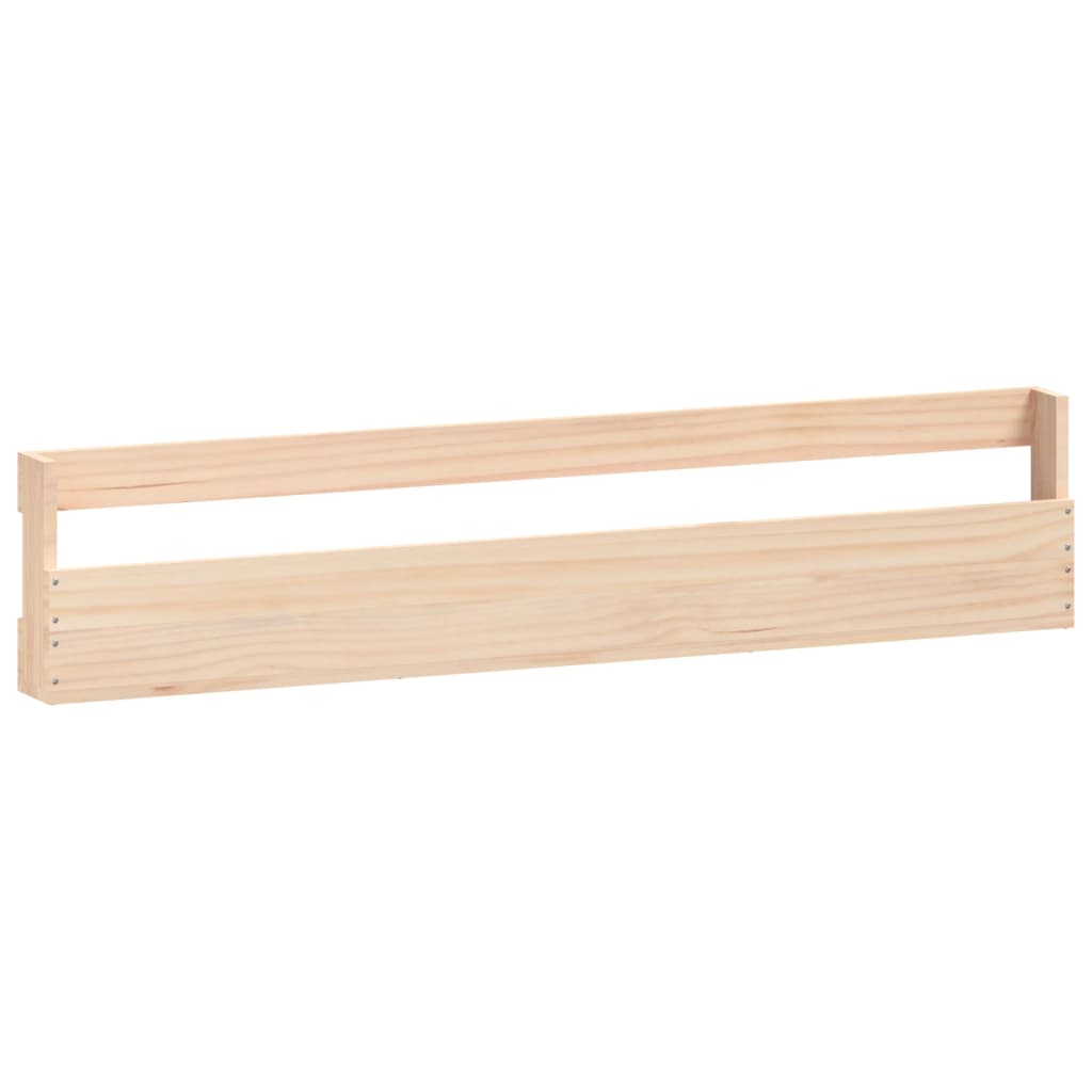 Wand-Schuhregale 2 Stk. 110X9X23 Cm Massivholz Kiefer Natur