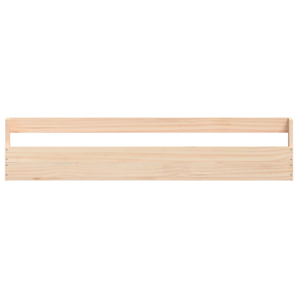 Wand-Schuhregale 2 Stk. 110X9X23 Cm Massivholz Kiefer Natur