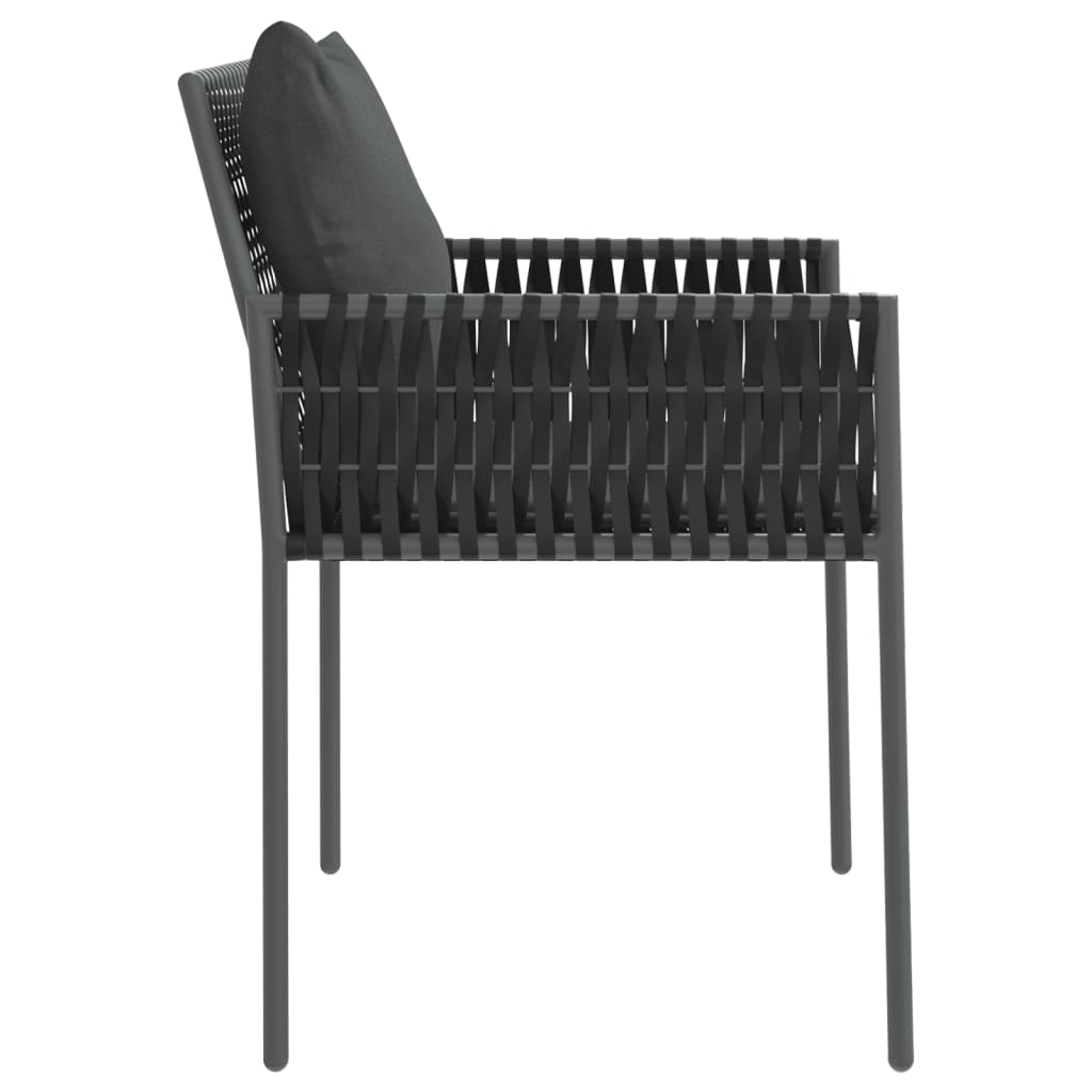 Gartenstühle Mit Kissen 4 Stk. 54X61X83 Cm Poly Rattan