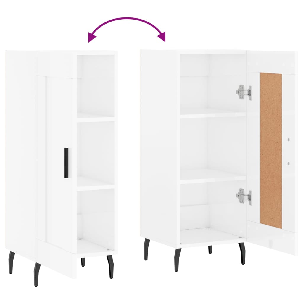 Sideboard 34,5X34X90 Cm Holzwerkstoff