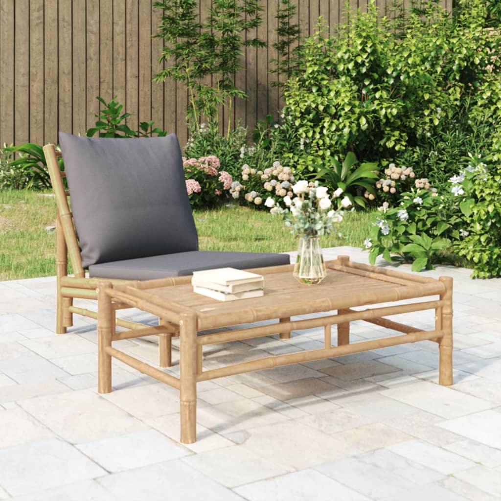 Garten-Couch 100X55X33 Cm Bambus