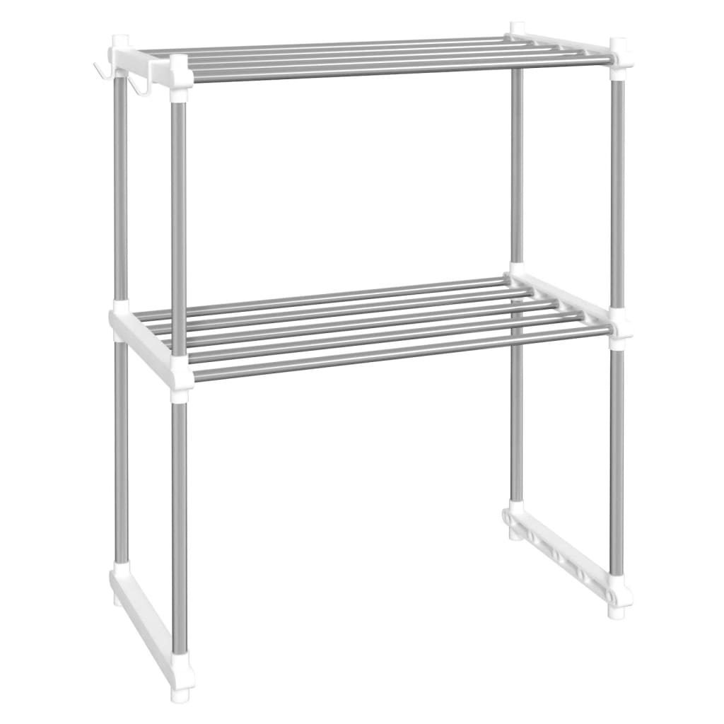 Mikrowellenregal Weiß 51X27X63 Cm Aluminium Rosa