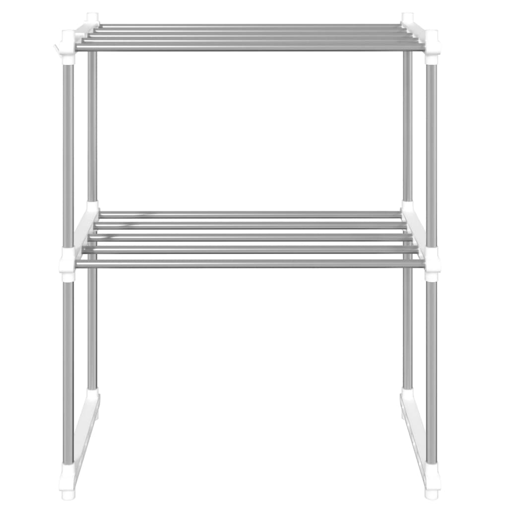 Mikrowellenregal Weiß 51X27X63 Cm Aluminium Rosa