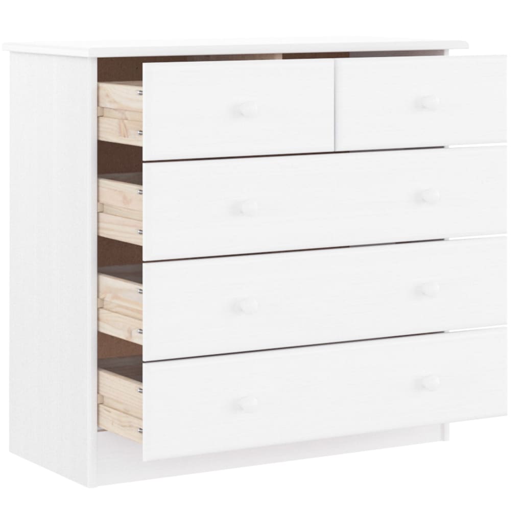 Kommode Alta 77X35X73 Cm Massivholz Kiefer