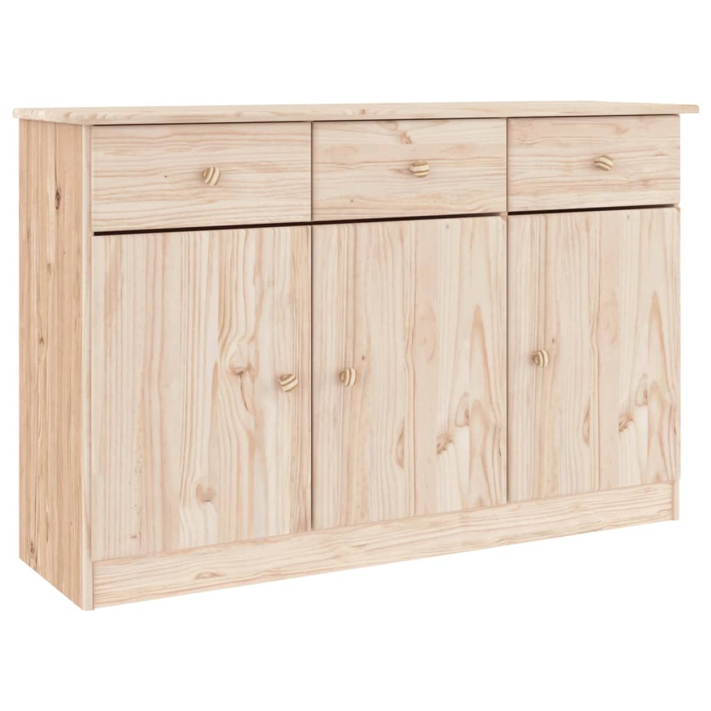 Sideboard Alta 112X35X73 Cm Massivholz Kiefer