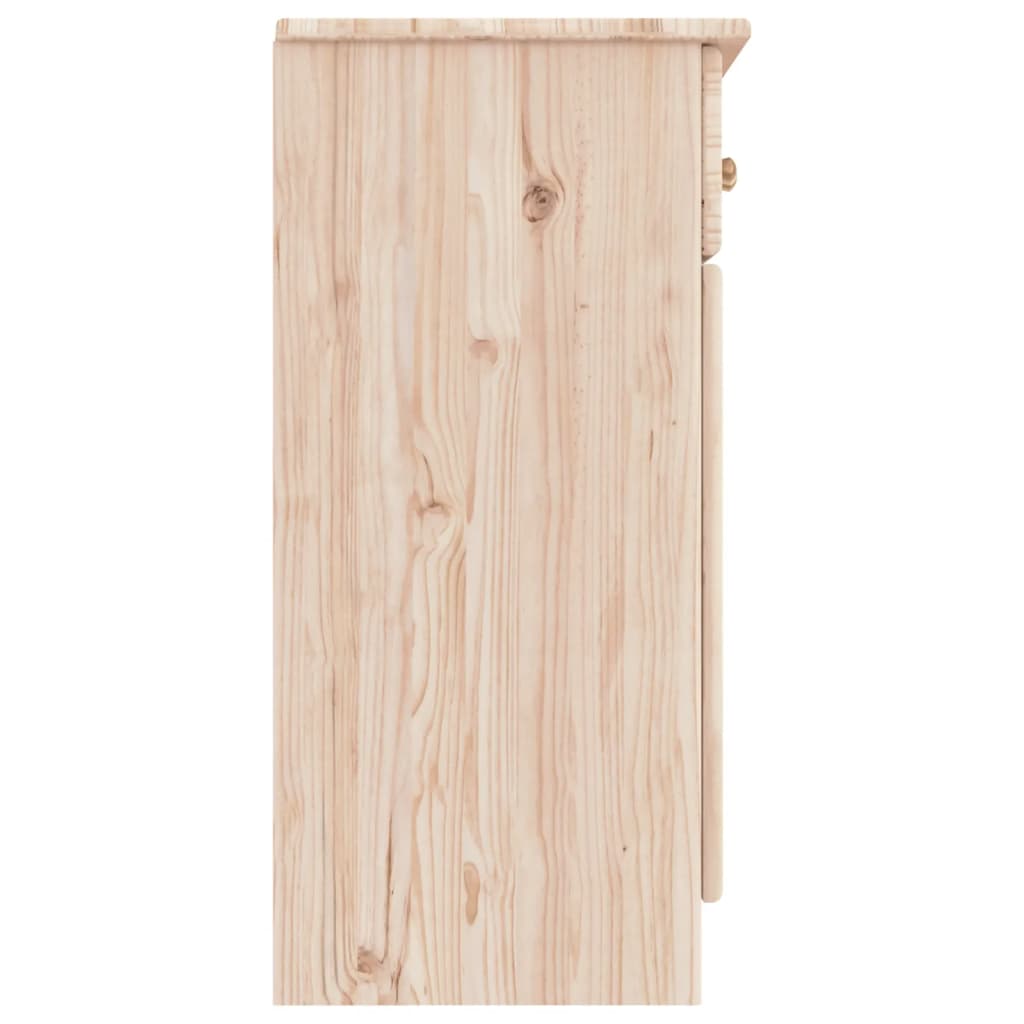 Sideboard Alta 112X35X73 Cm Massivholz Kiefer
