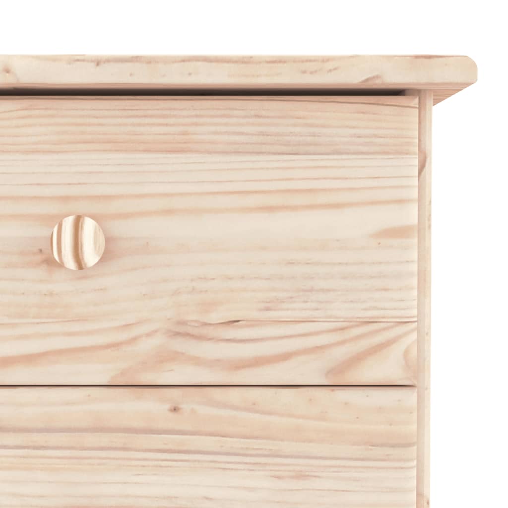 Sideboard Alta 112X35X73 Cm Massivholz Kiefer
