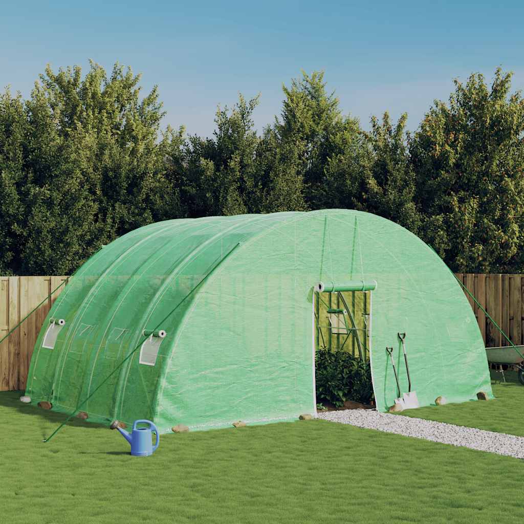 Gewächshaus Mit Stahlrahmen 12 M² 6X2X2,85 M