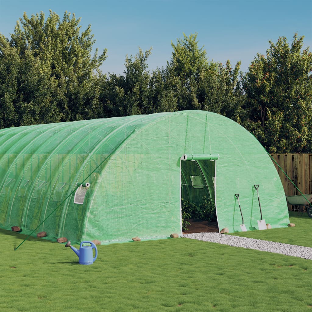 Gewächshaus Mit Stahlrahmen 12 M² 6X2X2,85 M