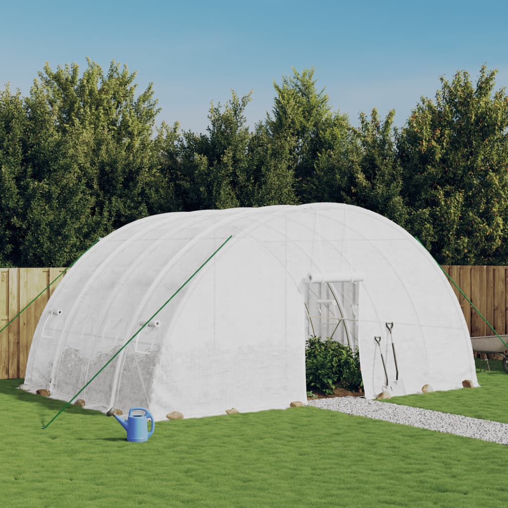 Gewächshaus Mit Stahlrahmen 12 M² 6X2X2,85 M
