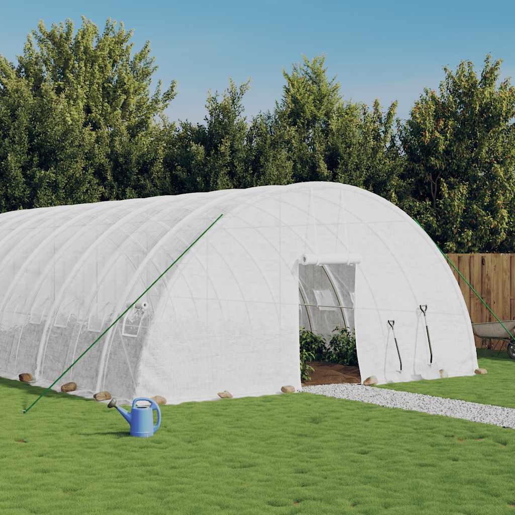 Gewächshaus Mit Stahlrahmen 12 M² 6X2X2,85 M