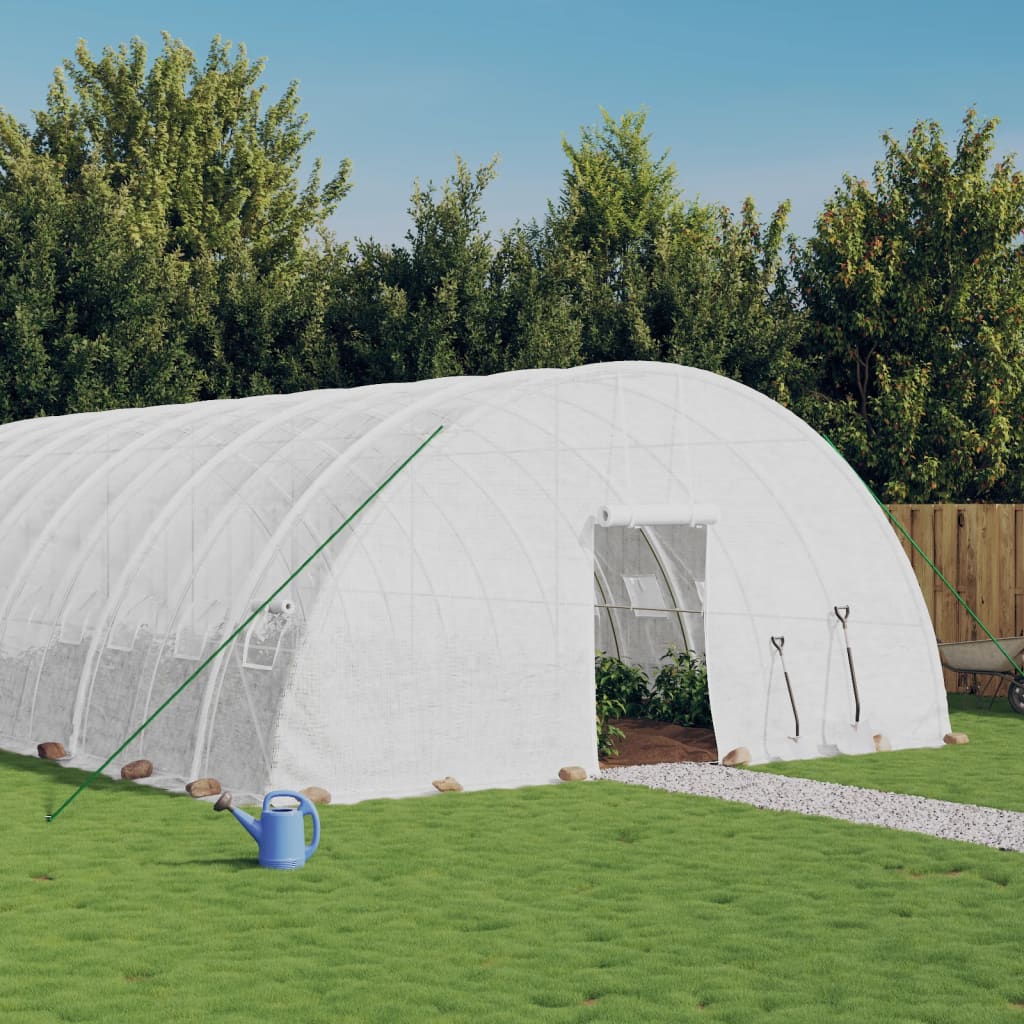 Gewächshaus Mit Stahlrahmen 12 M² 6X2X2,85 M