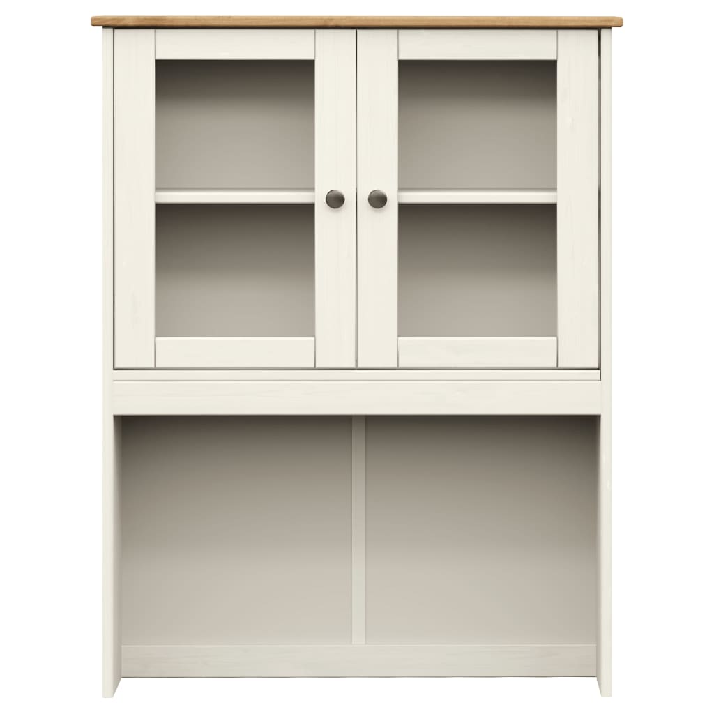 Highboard Vigo 78X40X175 Cm Massivholz Kiefer