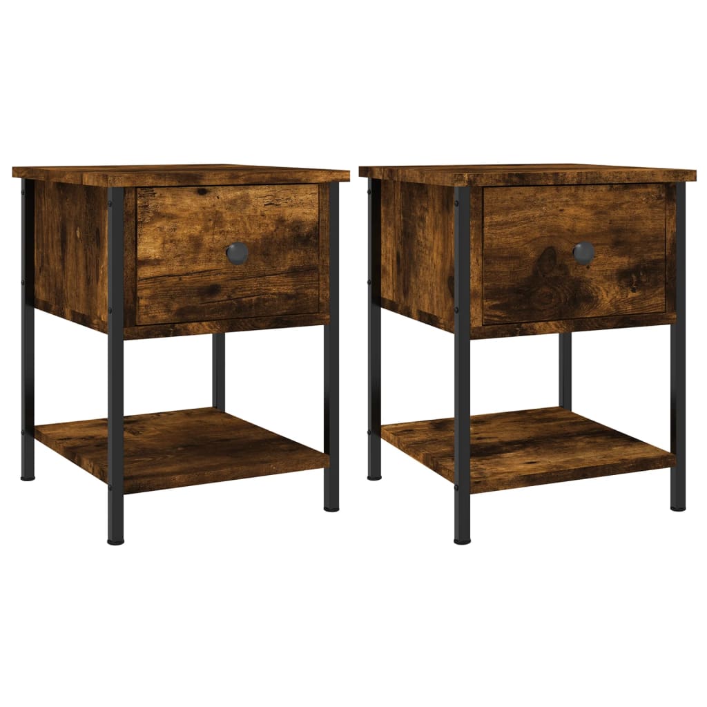 Nachttische 2 Stk. 34X35,5X45 Cm Holzwerkstoff