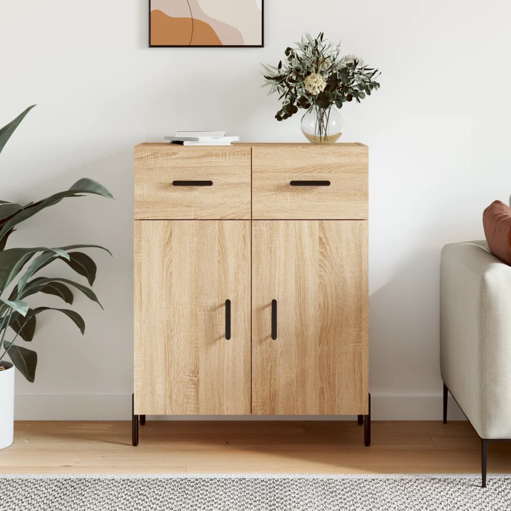 Sideboard 69,5X34X90 Cm Holzwerkstoff