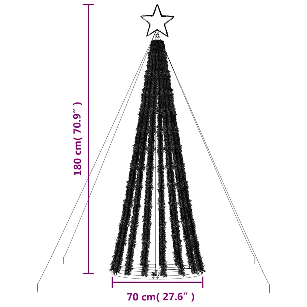 Led Weihnachtsbaum 275 Leds Blau