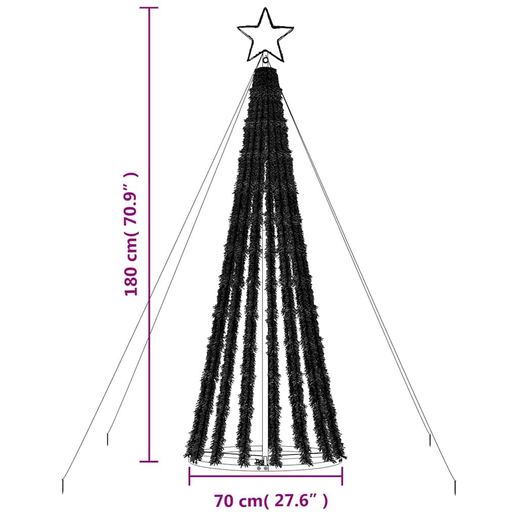 Led Weihnachtsbaum 275 Leds Mehrfarbig