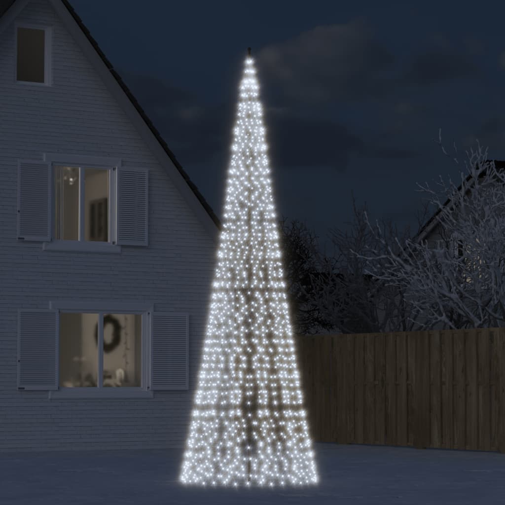 Led-Weihnachtsbaum 3000 Leds Kaltweiß