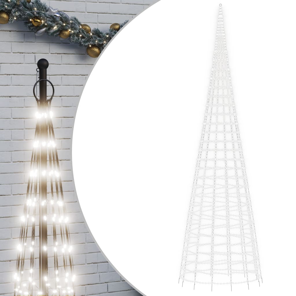 Led-Weihnachtsbaum 3000 Leds Kaltweiß