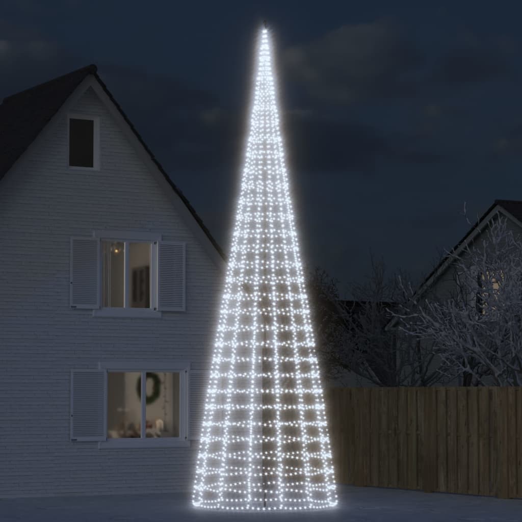 Led-Weihnachtsbaum 3000 Leds Kaltweiß
