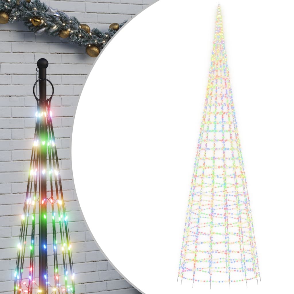 Led-Weihnachtsbaum 3000 Leds Mehrfarbig