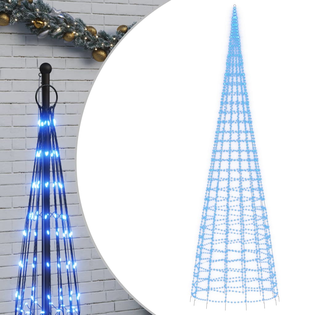 Led-Weihnachtsbaum 3000 Leds Blau