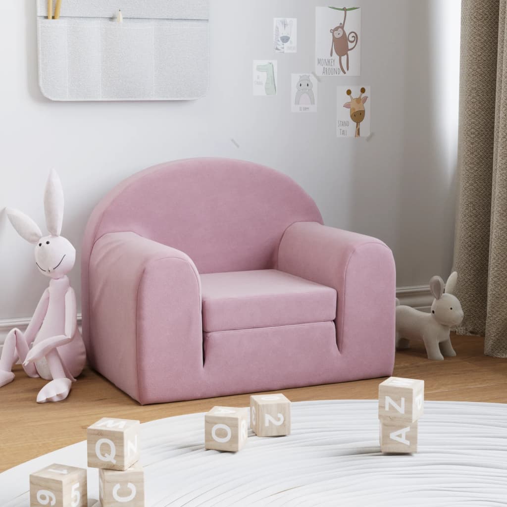 Kindersofa Weich Plüsch