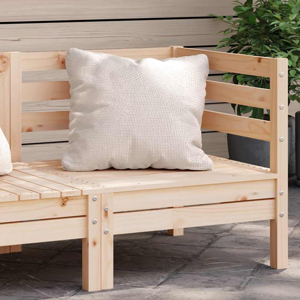 Garten-Mittelsofas 2 Stk. Massivholz Kiefer
