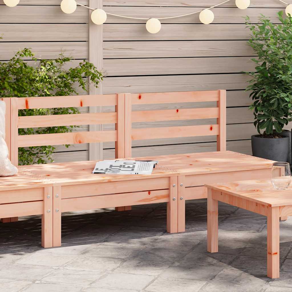 Garten-Mittelsofas 2 Stk. Massivholz Kiefer