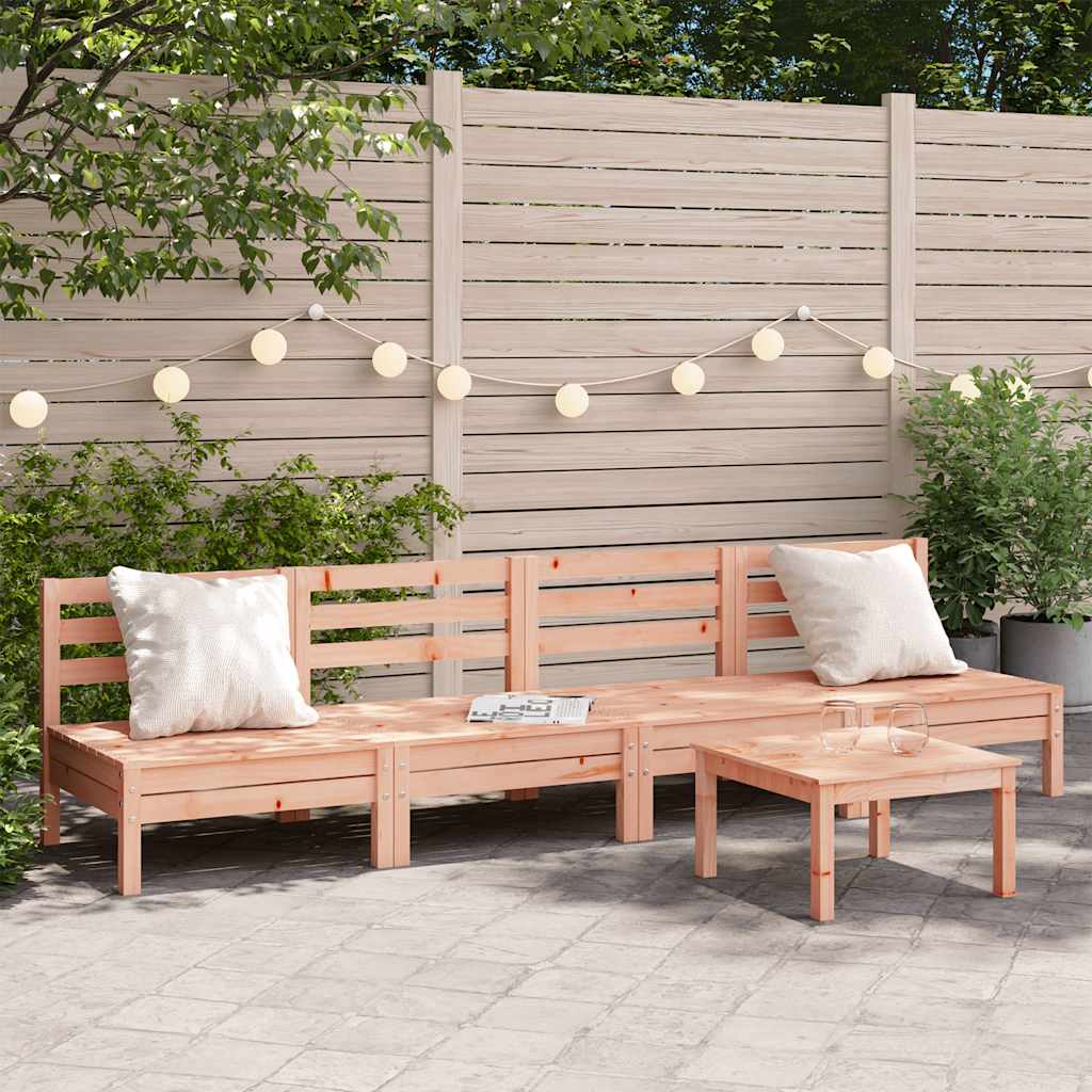 Garten-Mittelsofas 2 Stk. Massivholz Kiefer
