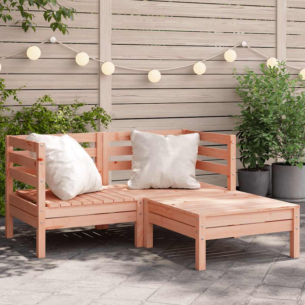 Garten-Mittelsofas 2 Stk. Massivholz Kiefer