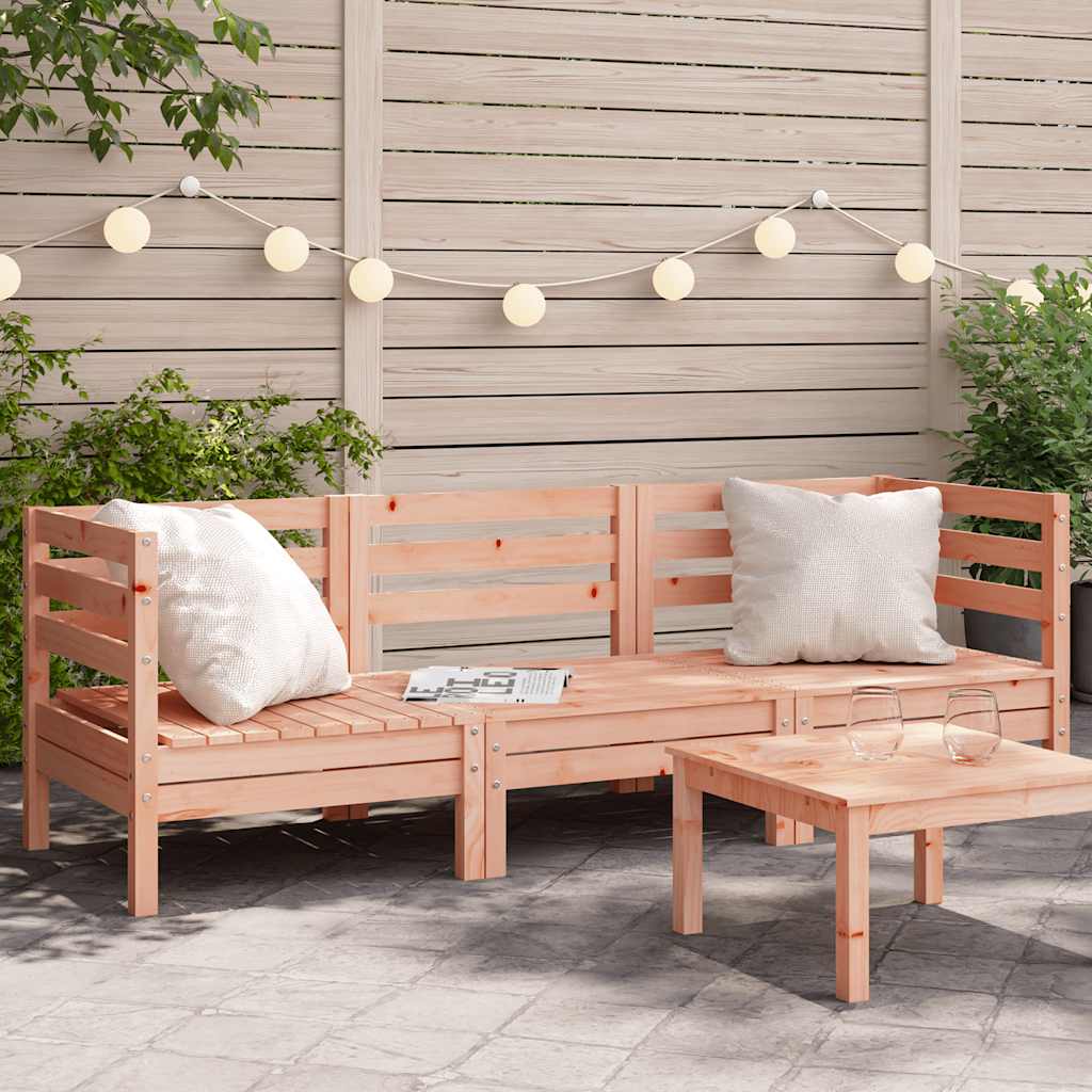 Garten-Mittelsofas 2 Stk. Massivholz Kiefer