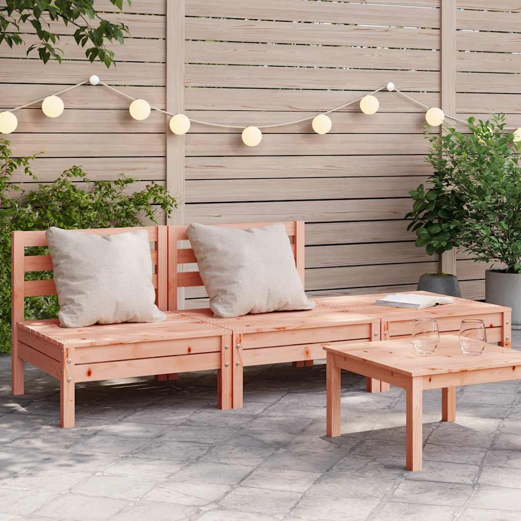 Garten-Mittelsofas 2 Stk. Massivholz Kiefer