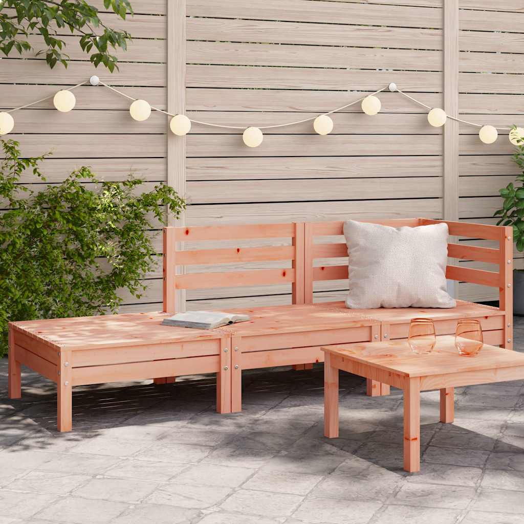 Garten-Mittelsofas 2 Stk. Massivholz Kiefer