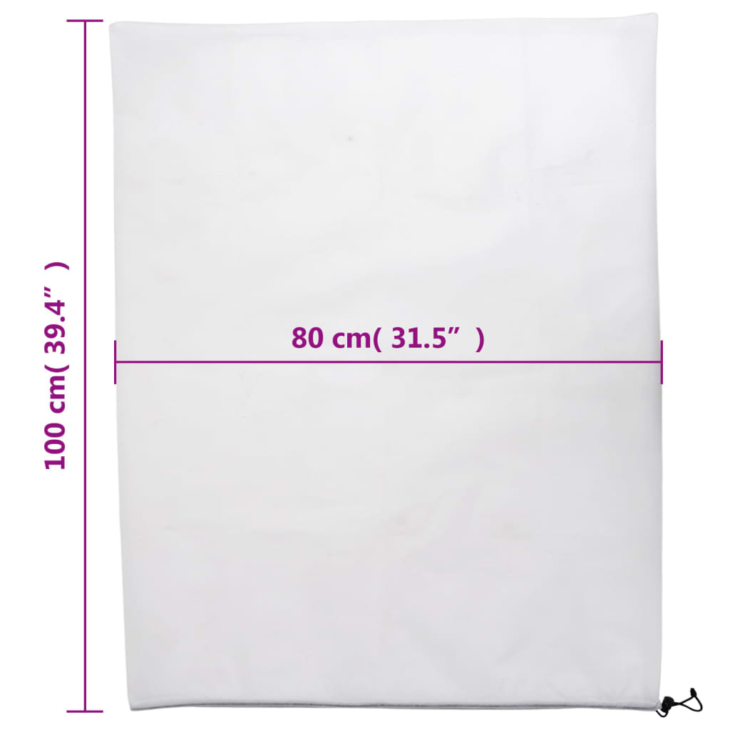 Wintervlies Mit Kordelzug 8 Stk. 70 G/M² 0,8X1 M
