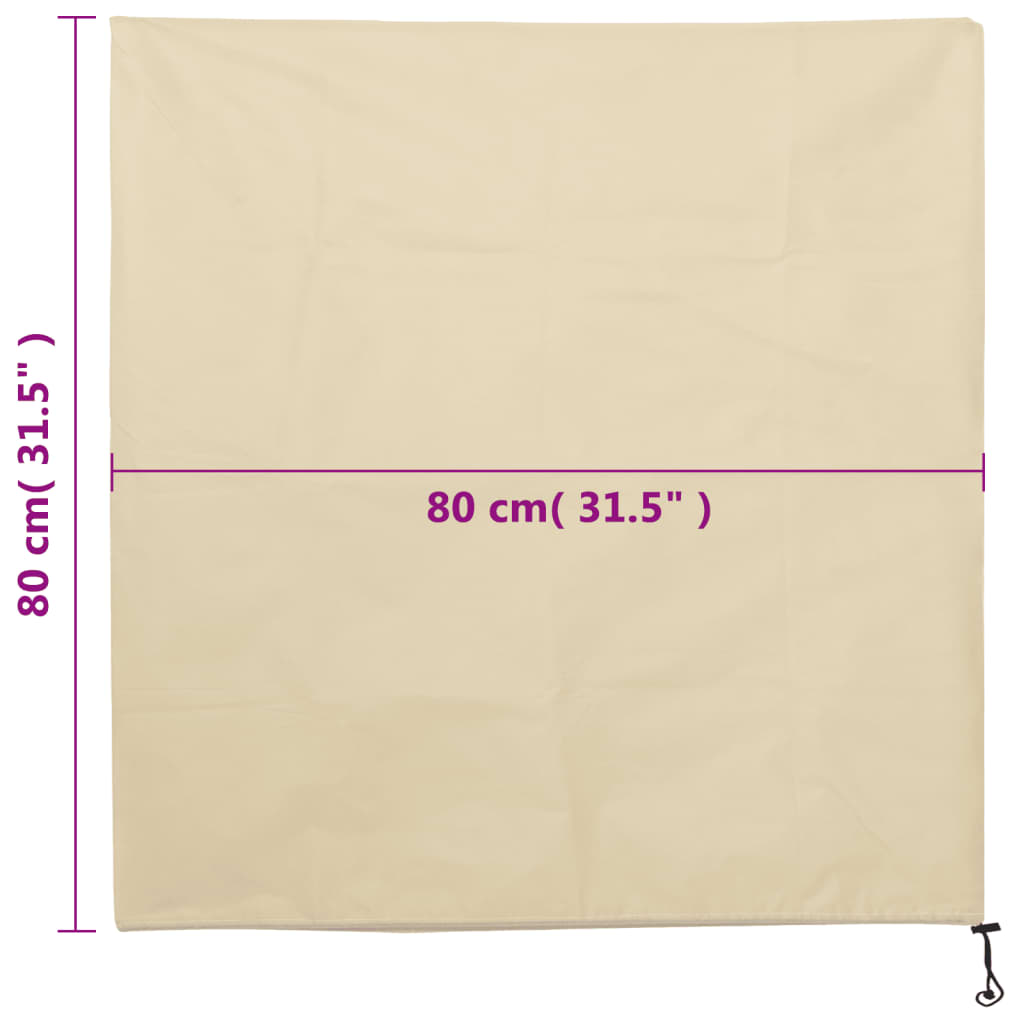 Wintervlies Mit Kordelzug 8 Stk. 70 G/M² 0,8X0,8 M