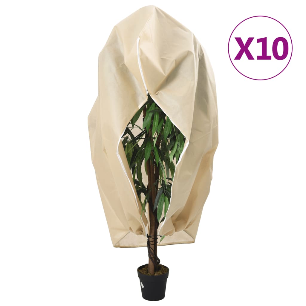 Wintervlies Mit Reißverschluss 70 G/M² 2,36X2 M Beige