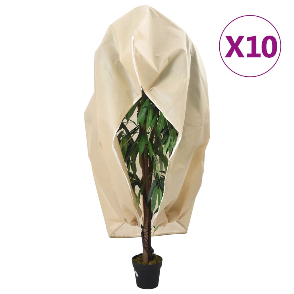 Wintervlies Mit Reißverschluss 70 G/M² 2,36X2 M Beige