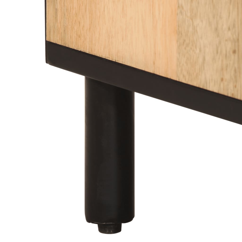 Nachttische 2 Stk. 40X33X46 Cm Massivholz Mango