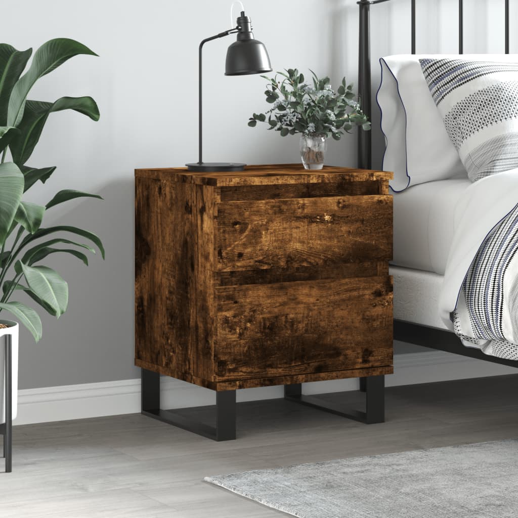 Nachttische 2 Stk. 40X35X50 Cm Holzwerkstoff