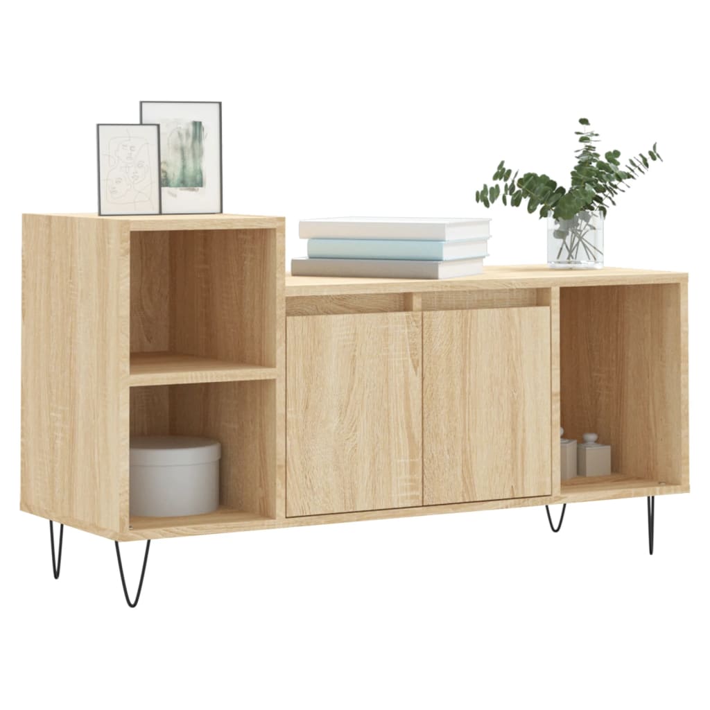 Tv-Schrank Sonoma-Eiche 100X35X55 Cm Holzwerkstoff