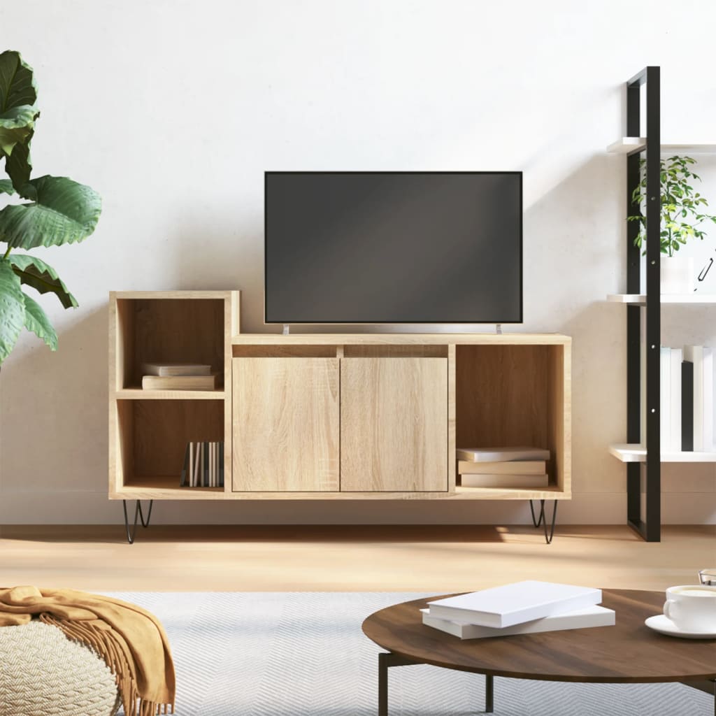 Tv-Schrank Sonoma-Eiche 100X35X55 Cm Holzwerkstoff