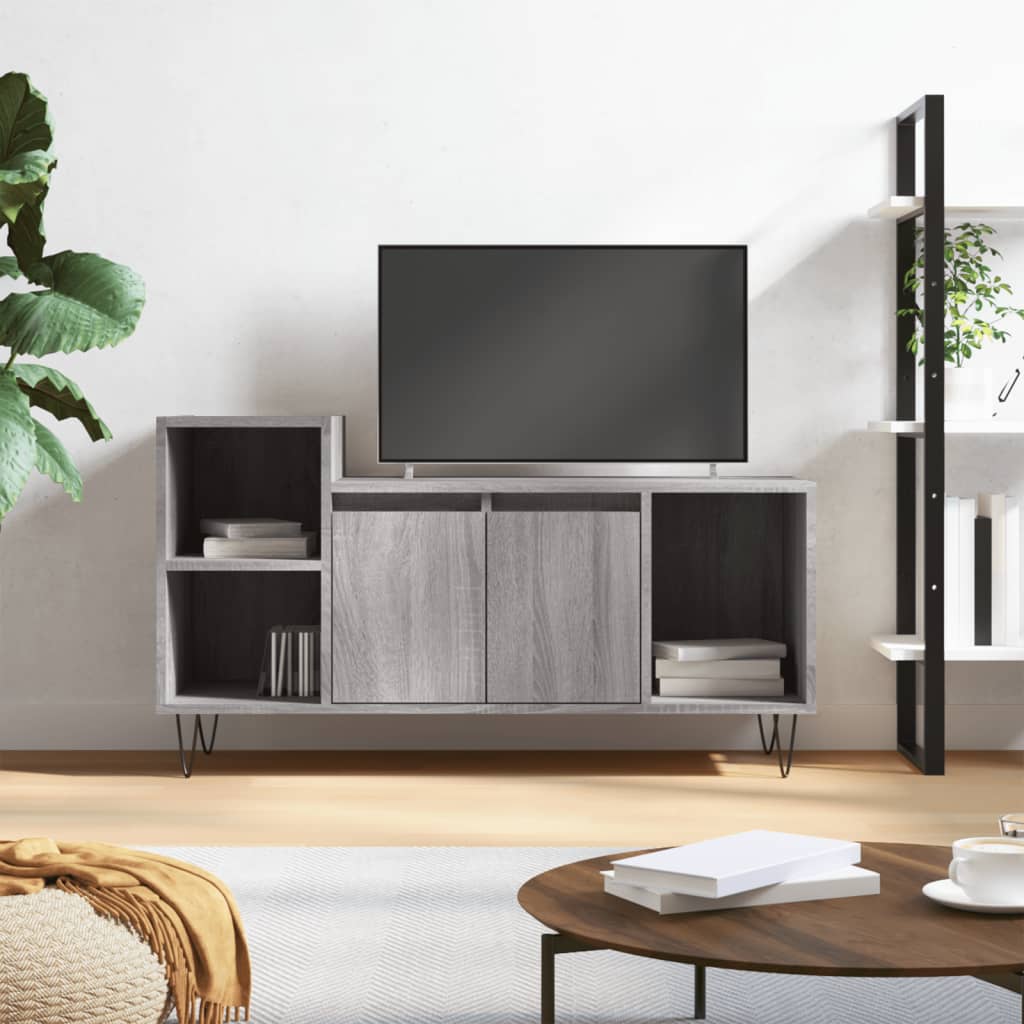 Tv-Schrank Sonoma-Eiche 100X35X55 Cm Holzwerkstoff