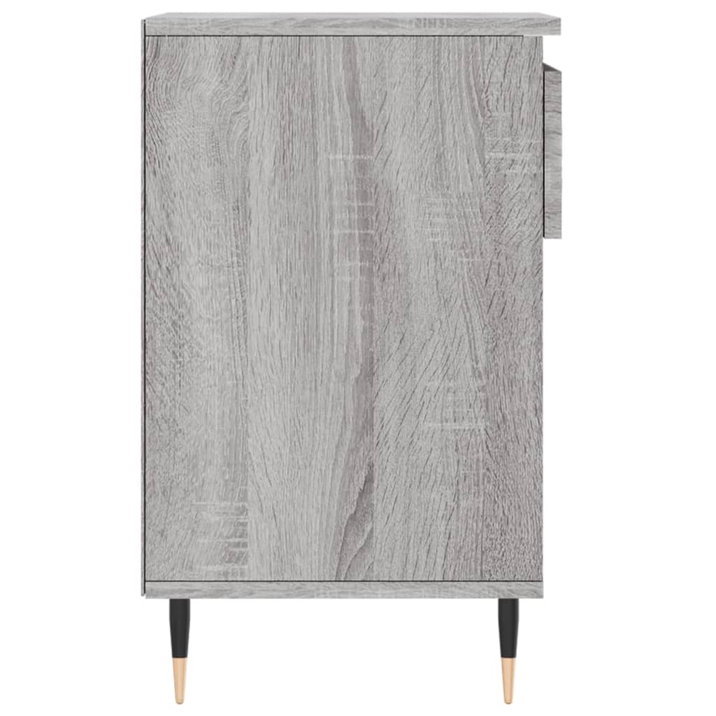 Schuhregal 102X36X60 Cm Holzwerkstoff Grau Sonoma