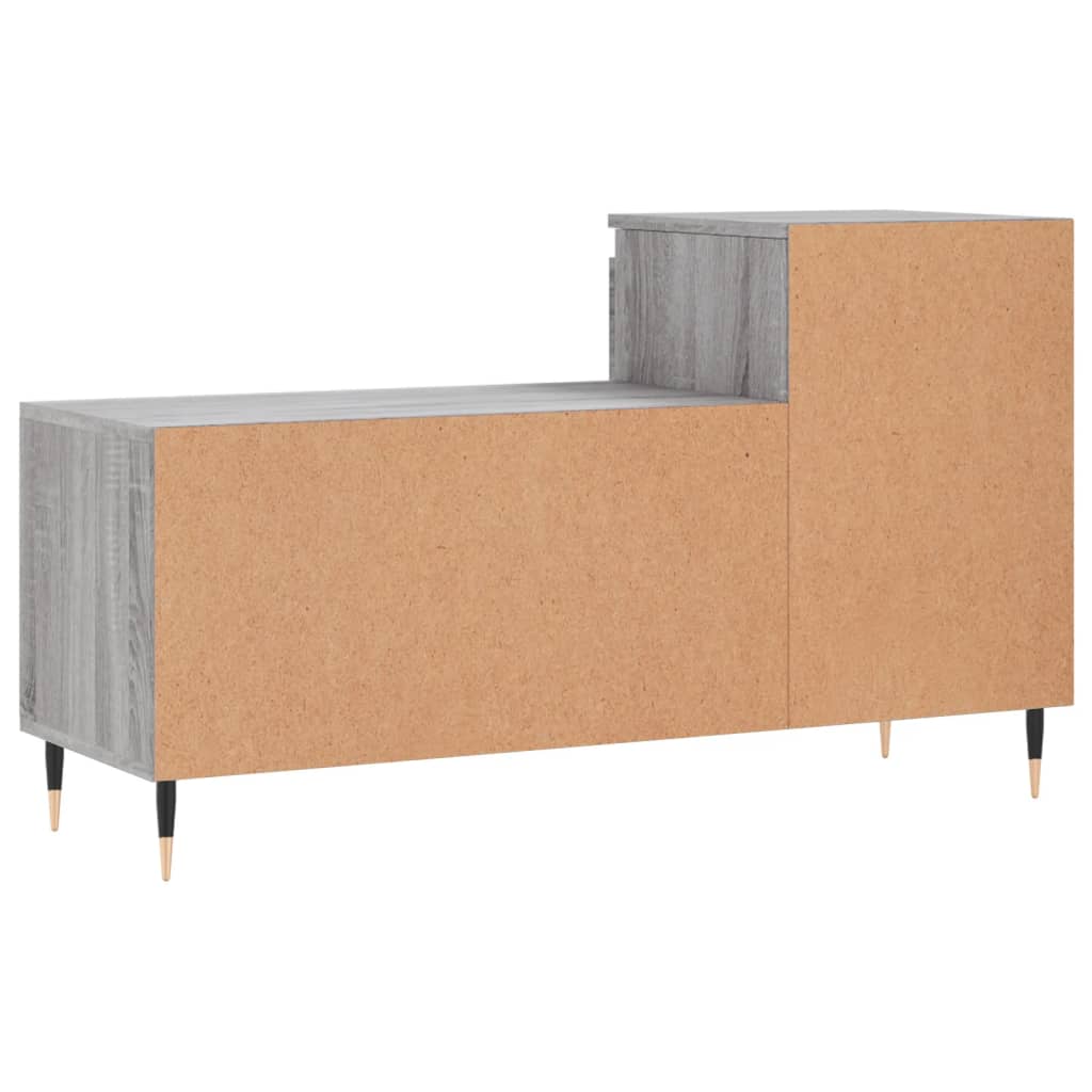 Schuhregal 102X36X60 Cm Holzwerkstoff Grau Sonoma